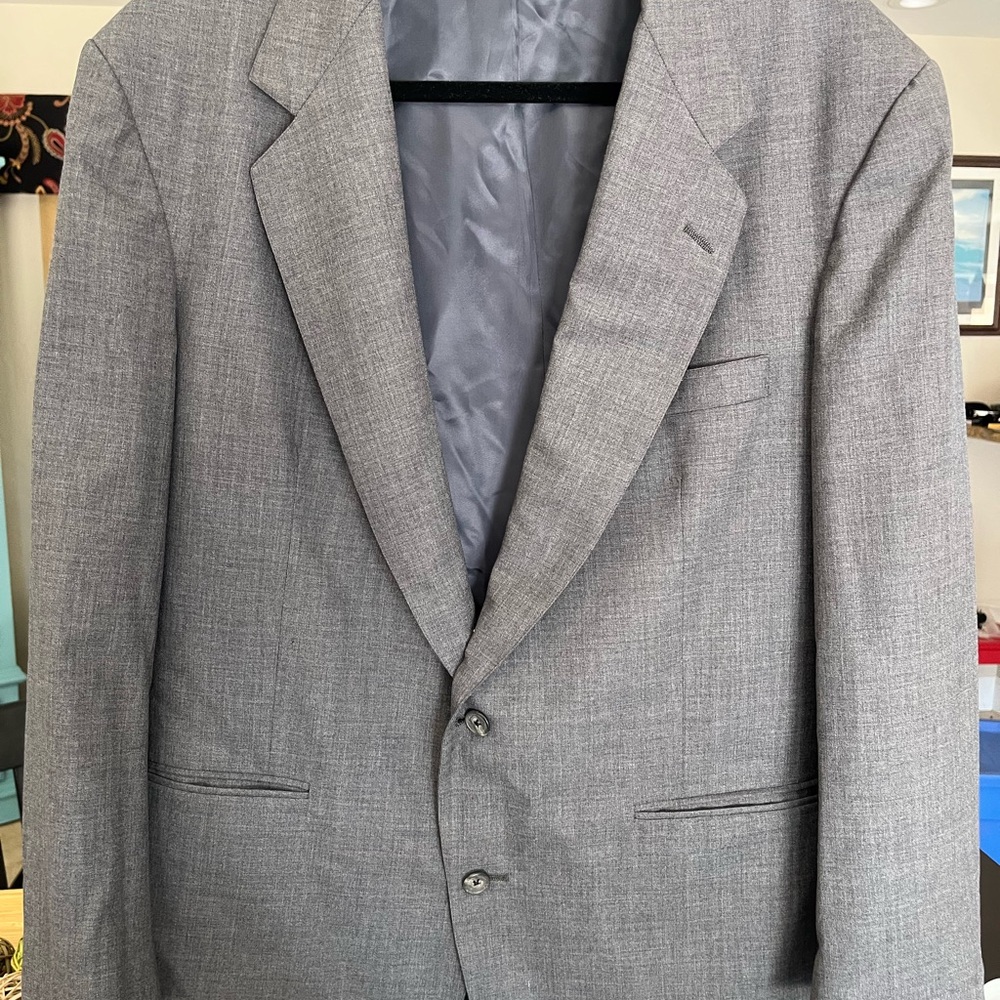 Elegant Charcoal Men's Blazer